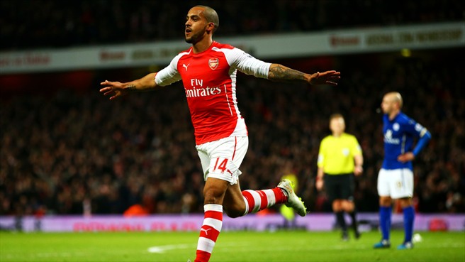 تئو ولكات|آرسنال 2 - 1 لیستر سیتی / لیگ جزیره