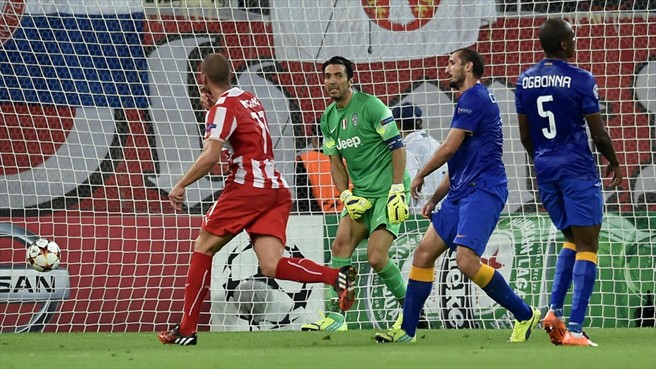 پایتیم کاسامی|المپیاکوس 1 - 0 یوونتوس / لیگ قهرمانان