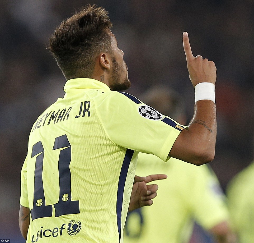 نیمار|پاریس سن ژرمن 3-2 بارسلونا / لیگ قهرمانان