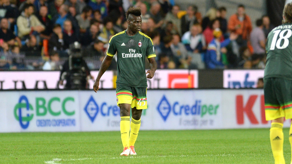 ماریو بالوتلی|اودینزه 2 - 3 میلان / سری آ