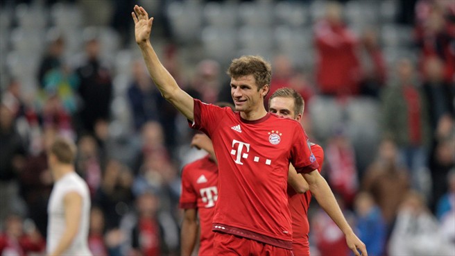 توماس مولر|بایرن مونیخ 5 - 0 دینامو زاگرب / لیگ قهرمانان