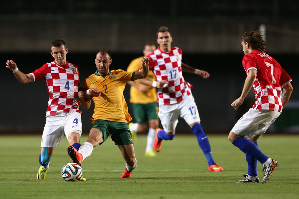 استرالیا - کرواسی|درگیری در میانه زمین ، بازی کرواسی استرالیا