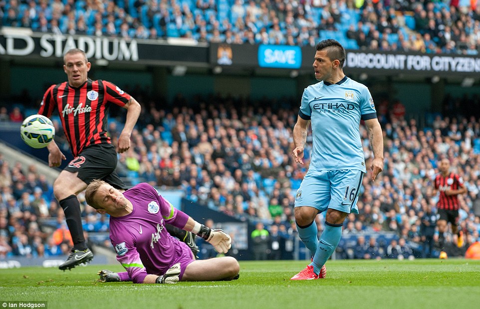 سرخیو آگرو|منچستر سیتی 6 - 0 کوئینز پارک رنجرز / لیگ جزیره