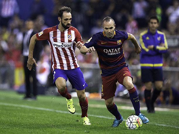 آندرس اینیستا|اتلتیکو مادرید 1 - 2 بارسلونا / لالیگا