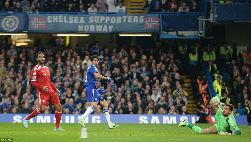 دیگو کاستا|چلسی 2 - 0 وست برومویچ / لیگ جزیره