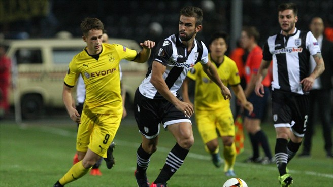 عدنان یانوزای|پائوک 1 - 1 بوروسيا دورتموند / لیگ اروپا