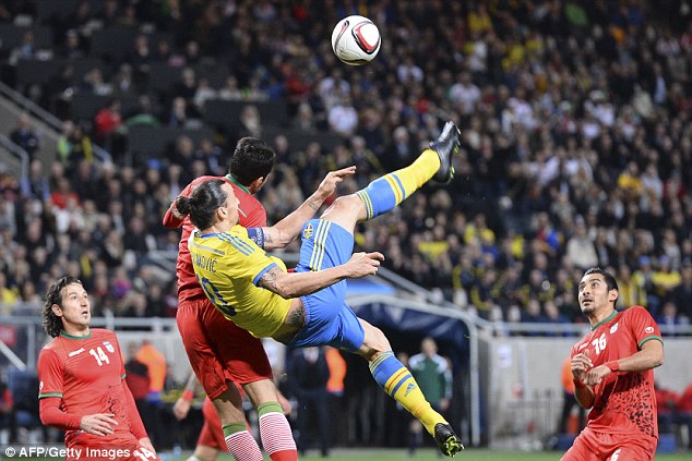 زلاتان ایبراهیموویچ|سوئد 3 - 1 ایران / دیدار دوستانه