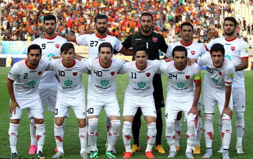 بازیکنان پرسپولیس|فولاد خوزستان 0 - 2 پرسپولیس تهران / لیگ برتر ایران (خلیج فارس)