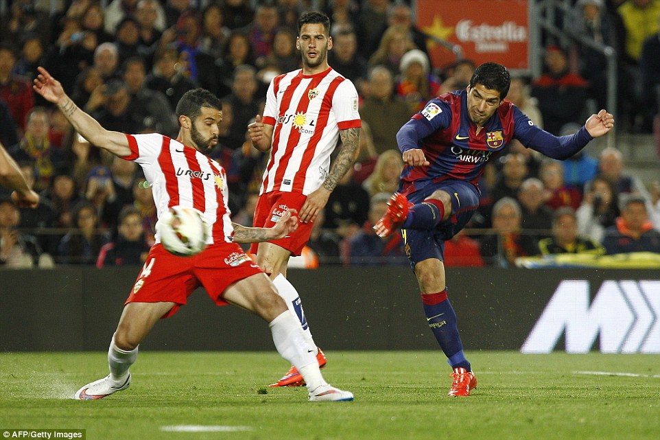 لوئیس سوارز|بارسلونا 4 - 0 آلمریا / لالیگا