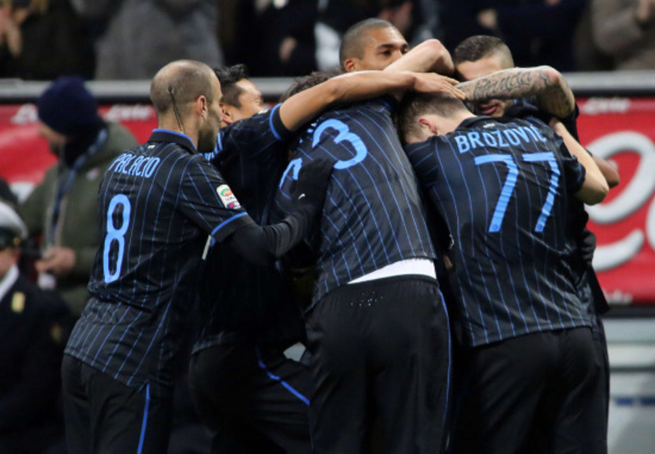 شادی بازیکنان اینتر|اینترمیلان 3 - 0 پالرمو /  سری آ