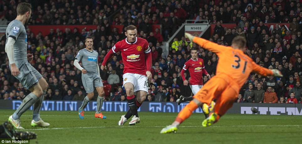 وین رونی|منچستر یونایتد 3 - 1 نیوکاسل / لیگ جزیره