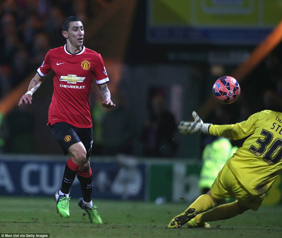 آنخل دی ماریا|یُویل تاون 0 - 2 منچستر یونایتد / جام حذفی انگلستان