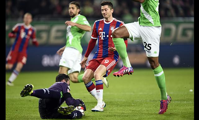 رابرت لواندوفسکی|وولفسبورگ 4 - 1 بایرن مونیخ