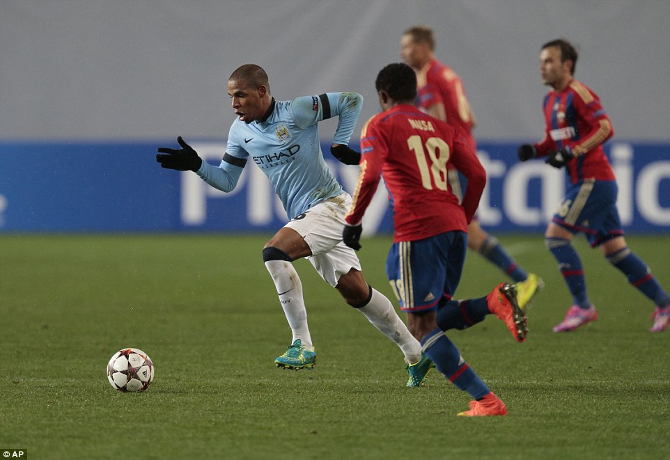 فرناندو|زسکا مسکو 2 - 2 منچستر سیتی / لیگ قهرمانان