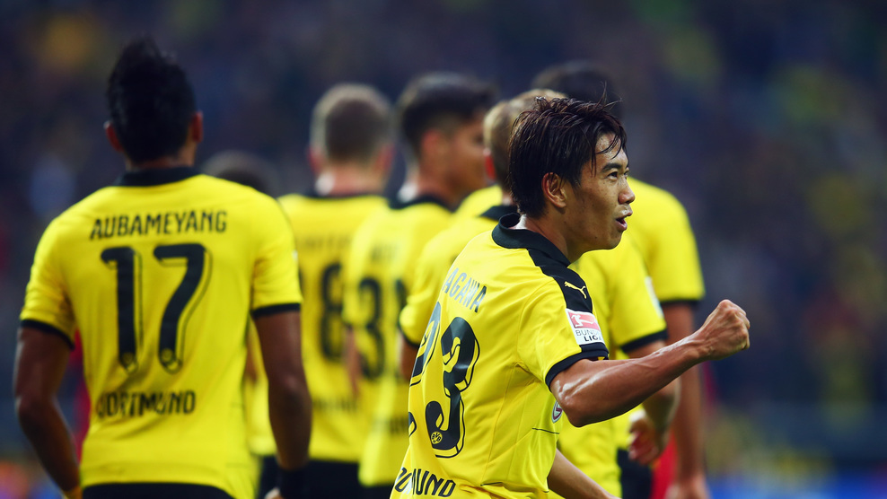 شینجی کاگاوا|بوروسيا دورتموند 3 - 0 باير لوركوزن / بوندسلیگا / گزارش تصویری