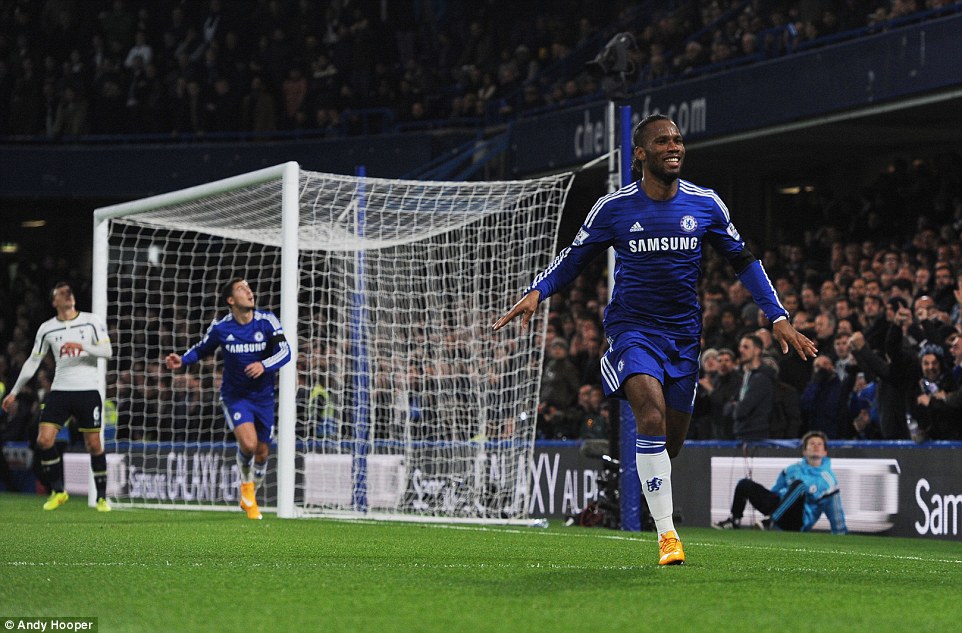 ديديه دروگبا|چلسی 3 - 0 تاتنهام / لیگ جزیره