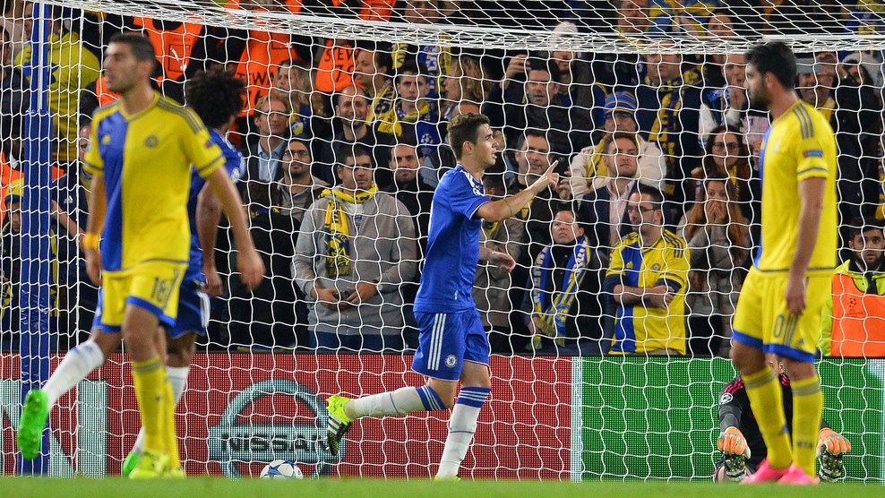 اسکار|چلسی 4 - 0 مکابی تل آویو / لیگ قهرمانان