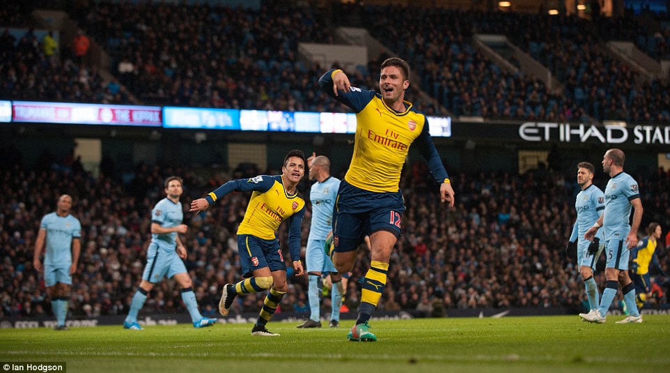 اليوير ژیرود|منچستر سیتی 0 - 2 آرسنال / لیگ جزیره