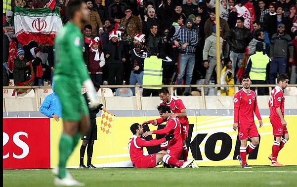 شادی پرسپولیس|پرسپولیس تهران 3 - 0 لخویا قطر / لیگ قهرمانان آسیا
