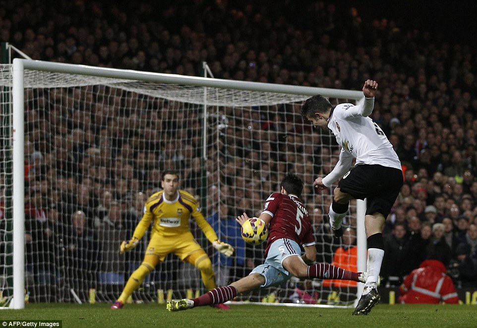 رابین فن پرسی|وستهام 1 - 1 منچستر یونایتد / لیگ جزیره