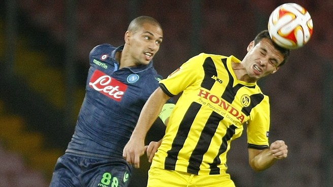 گوکان اینلر|ناپولی 3 - 0 یانگ بویز / لیگ اروپا