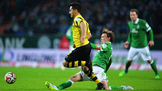 اُموت گوندوگان|وردر برمن 2 - 1 بوروسيا دورتموند / بوندسلیگا