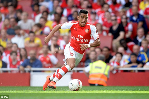 الکسیس سانچز|آرسنال 5-1 بنفیکا / امیریتس کاپ