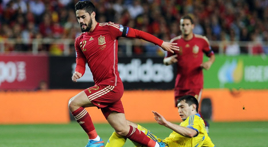 ایسکو|اسپانیا 1 - 0 اوکراین / مقدماتی یورو 2016