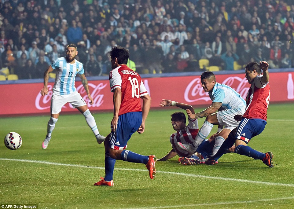 مارکوس روخو|آرژانتین 6 - 1 پاراگوئه /  کوپا آمریکا 2015