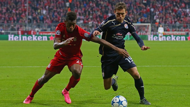 کینگزلی کومن|بایرن مونیخ 5 - 0 دینامو زاگرب / لیگ قهرمانان