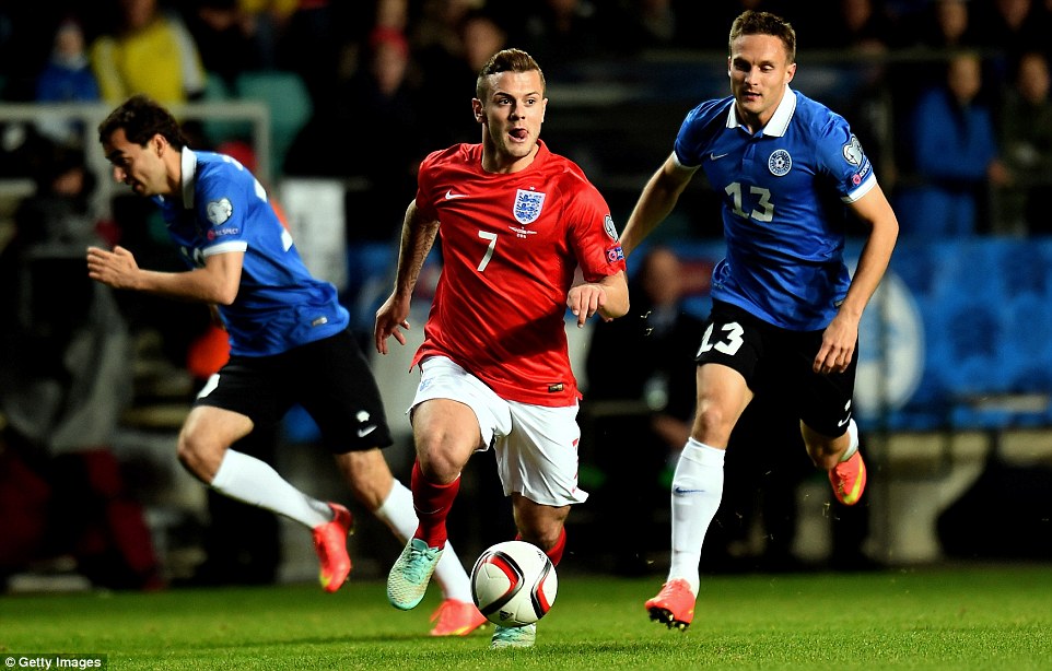 جک ویلشر|استونی 0-1 انگلیس / مقدماتی یورو 2016