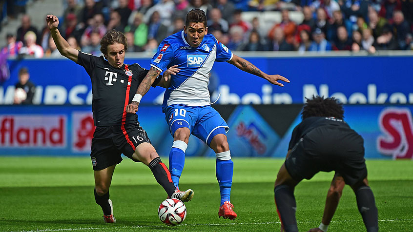 تقابل دو بازیکن|هوفنهايم 0 - 2 بایرن مونیخ / بوندسلیگا