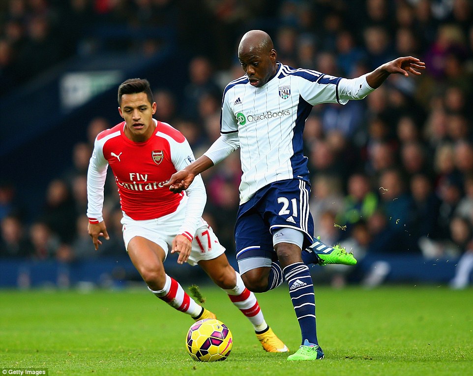 الکسیس سانچز|وست برومویچ 0 - 1 آرسنال / لیگ جزیره