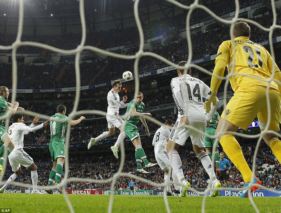 گرت بیل|رئال مادرید 4 - 0 لادوگورتس / لیگ قهرمانان