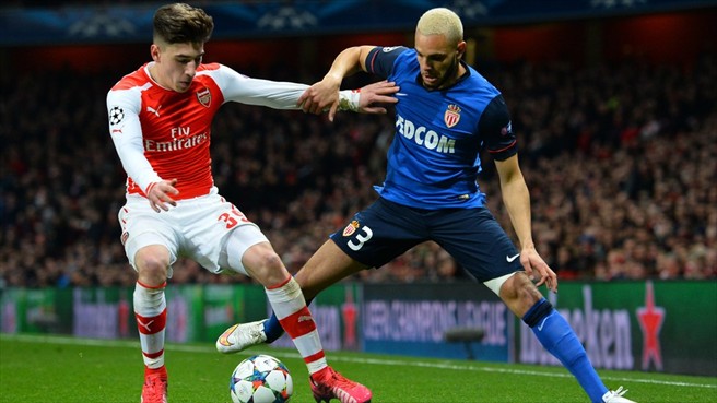 هکتور بِلِرین|آرسنال 1 - 3 موناکو / لیگ قهرمانان