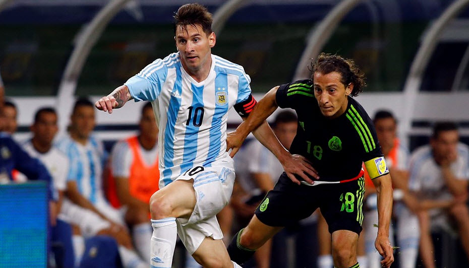 لیونل مسی|آرژانتین 2 - 2 مکزیک / دیدار دوستانه