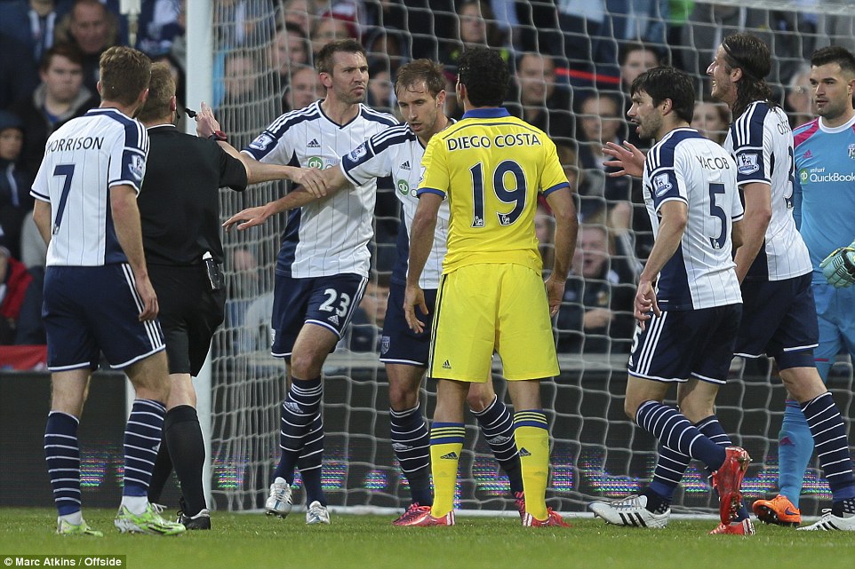 دیگو کاستا|وست برومویچ 3 - 0 چلسی / لیگ جزیره