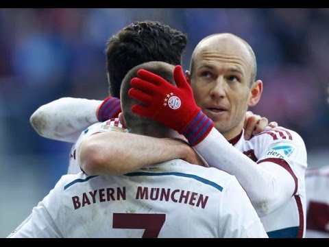 آرین روبن|پادِربورن 0 - 6 بایرن مونیخ / بوندسلیگا