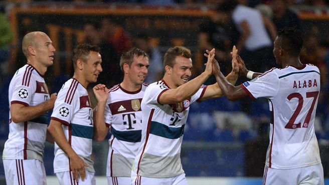 ژردان شکیری|رم 1 - 7 بایرن مونیخ / لیگ قهرمانان