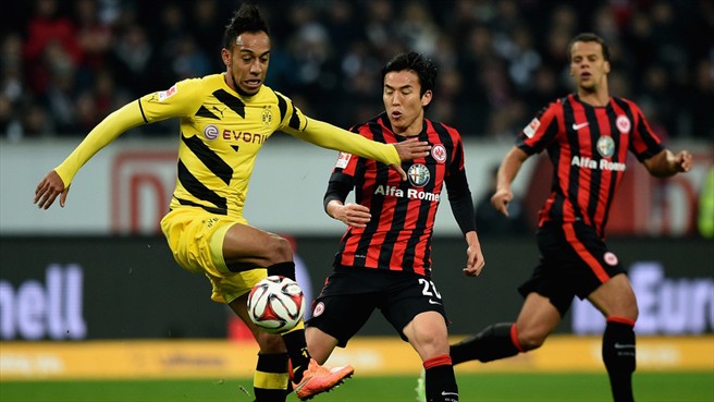 پیر امریک اوباميانگ|اینتراخت فرانکفورت 2 - 0 بوروسيا دورتموند / بوندسلیگا