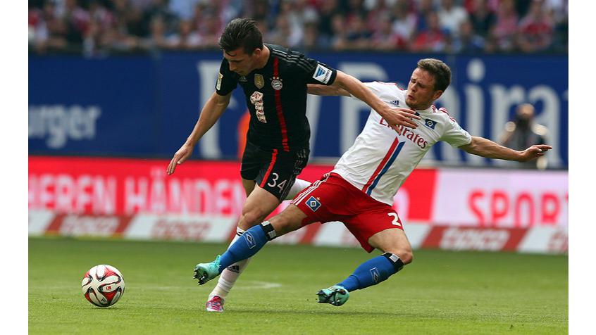 برخورد بازیکن بایرن با حریف|هامبورگ 0 -0 بایرن مونیخ / بوندسلیگا