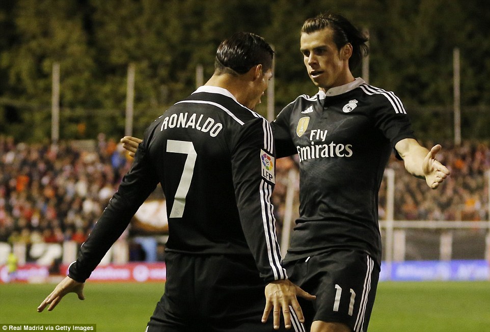 کریستیانو رونالدو - گرت بیل|رایو والکانو 0 - 2 رئال مادرید / لالیگا