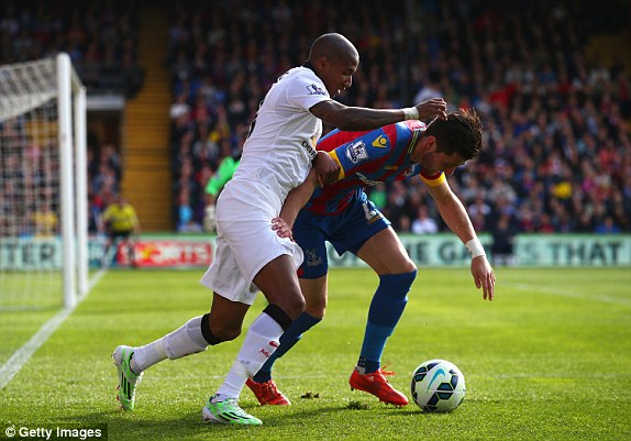 اشلی یانگ|کریستال پالاس 1 - 2 منچستر یونایتد / لیگ جزیره