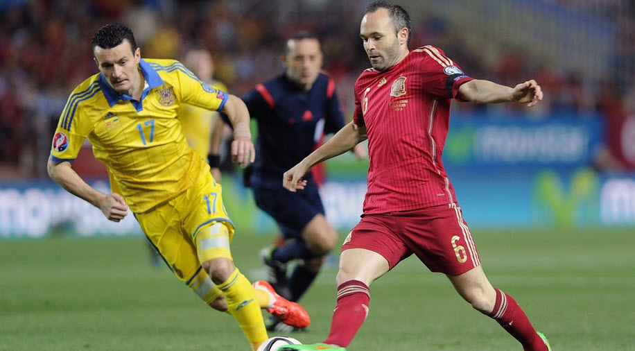 آندرس اینیستا|اسپانیا 1 - 0 اوکراین / مقدماتی یورو 2016