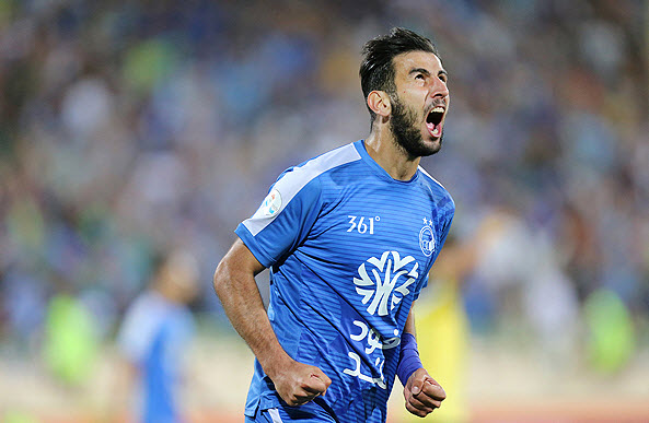 محمدامین حاج محمدی|استقلال تهران 3 - 3 راه آهن / لیگ برتر