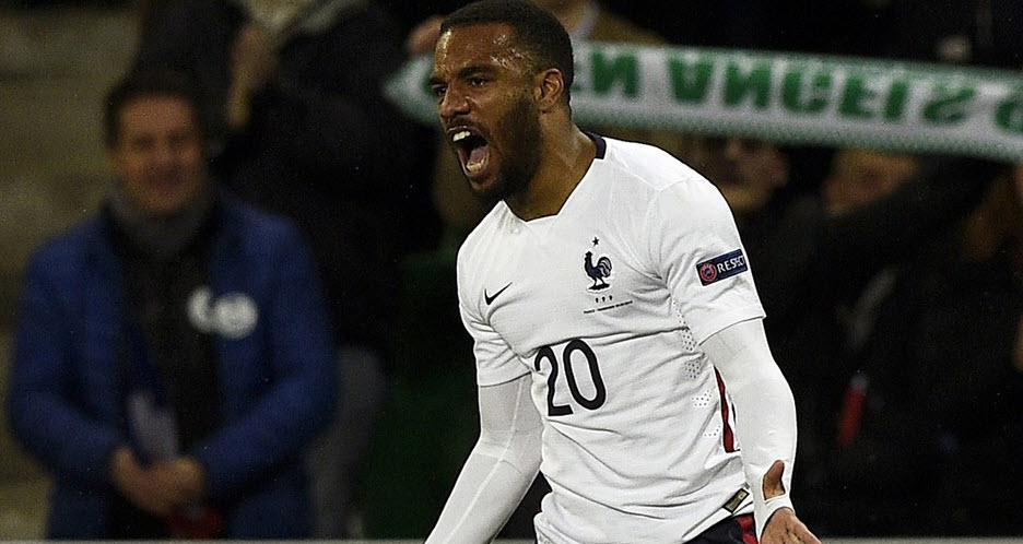 عکس العمل بازیکن فرانسه|فرانسه 2 - 0 دانمارک / دیدار دوستانه