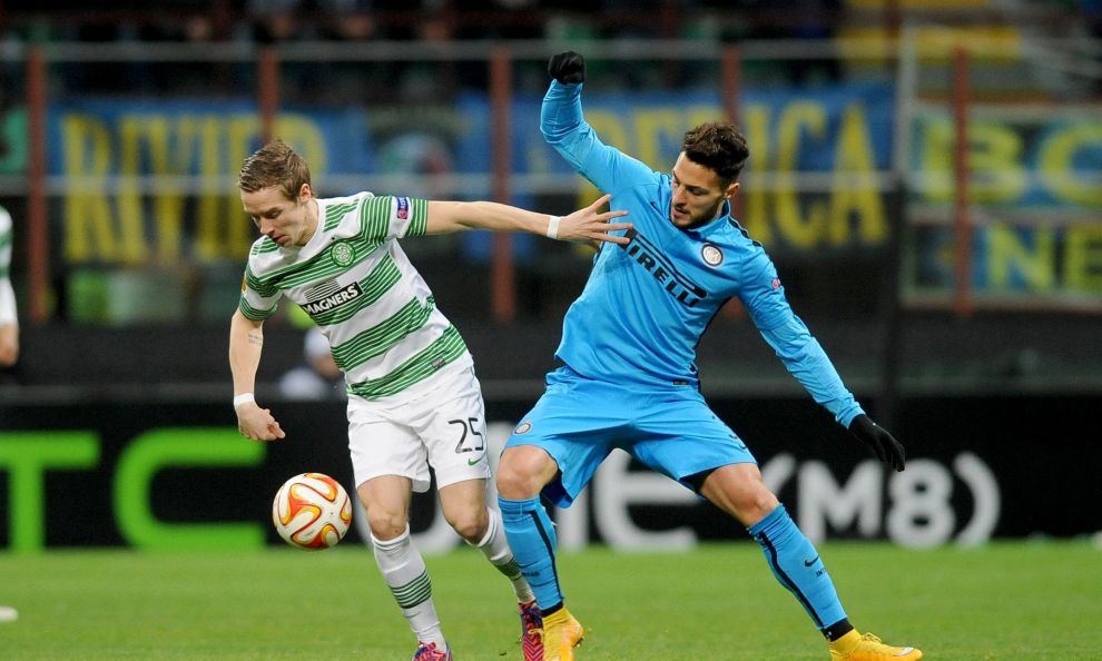 تقابل دو بازیکن|اینترمیلان 1 - 0 سلتيک / لیگ اروپا