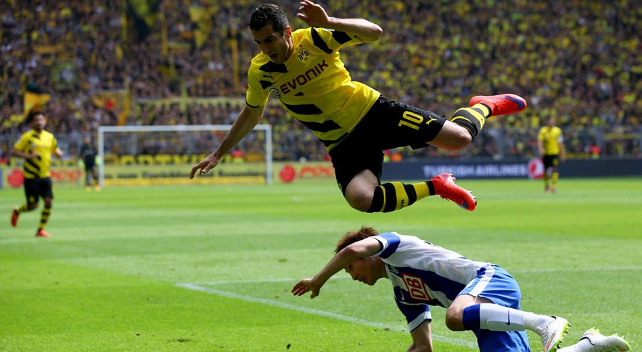 هنريخ مخیتاریان|بوروسيا دورتموند 2 - 0 هرتابرلین / بوندسلیگا