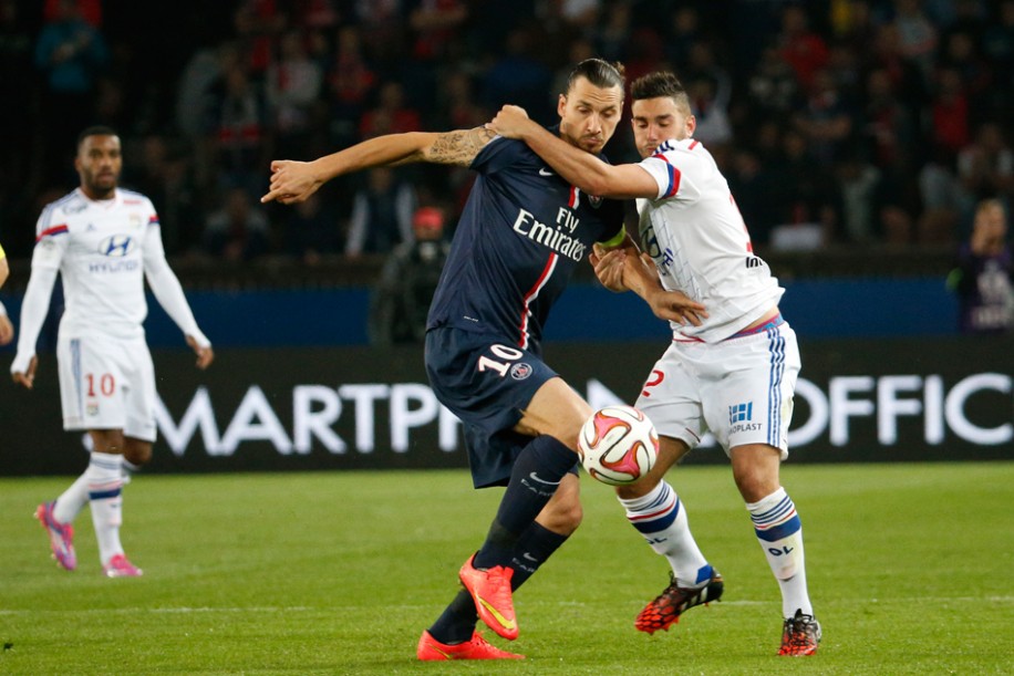 زلاتان ایبراهیموویچ|پاریس‌سن‌ژرمن 1 - 1 لیون / لوشامپیونه