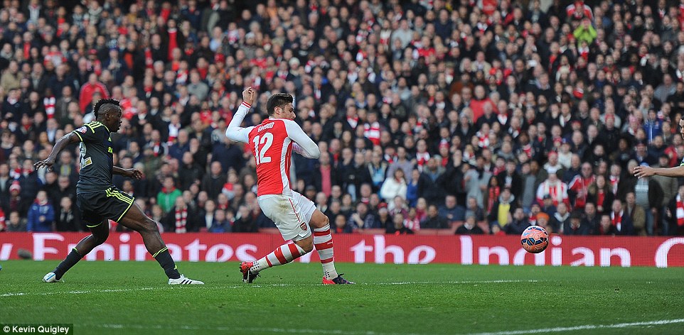 اليوير ژیرود|آرسنال 2 - 0 میدِلزبورو / جام حذفی